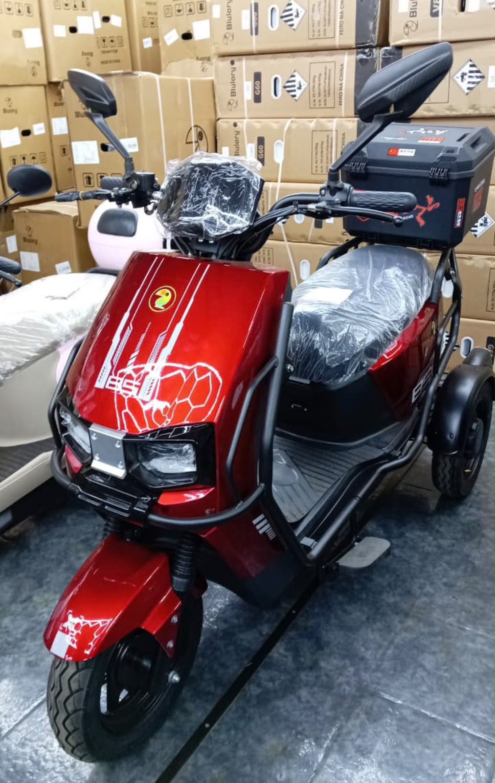 Vehículo eléctrico Blulory Greece color rojo